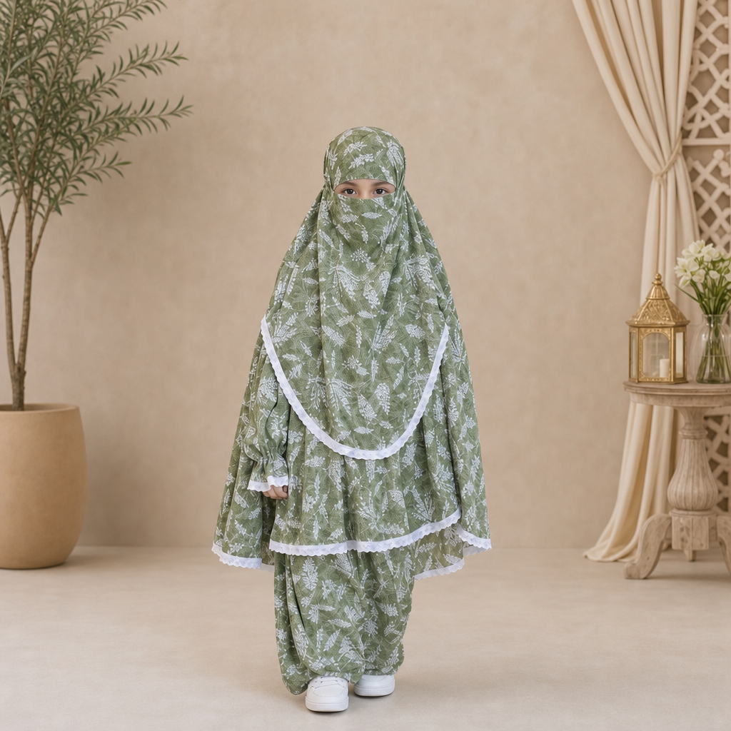 Baby Plazu Khimar Set - 1010